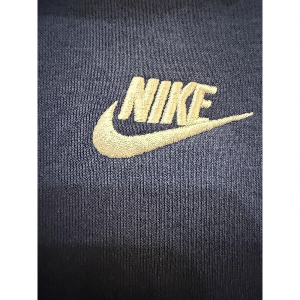 Nike Hoodie Mens 2XL Navy Swoosh Pullover‎ Streetwear Athleisure Y2K